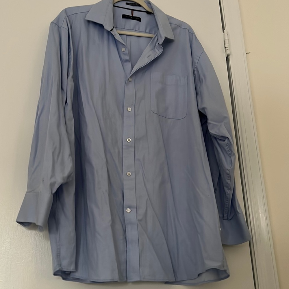 Men’s blue button down dressy